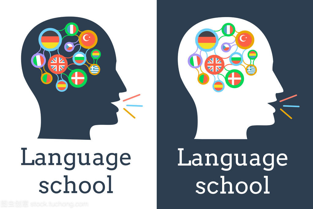 語(yǔ)言學(xué)校的國(guó)旗圖標(biāo)